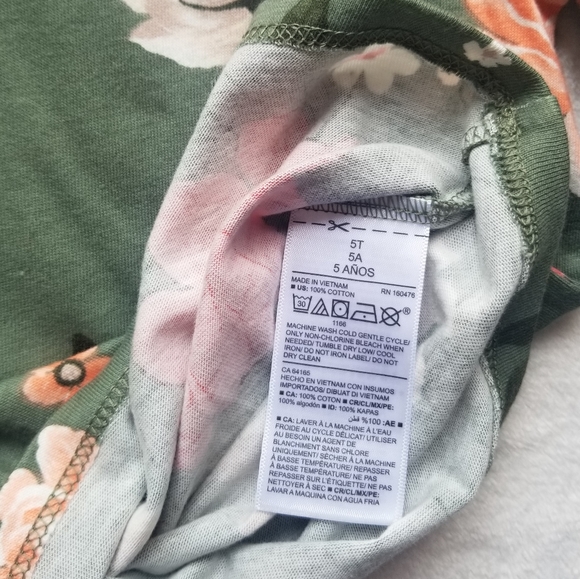 Old navy, size 5T, Military green color - Picture 5 of 5